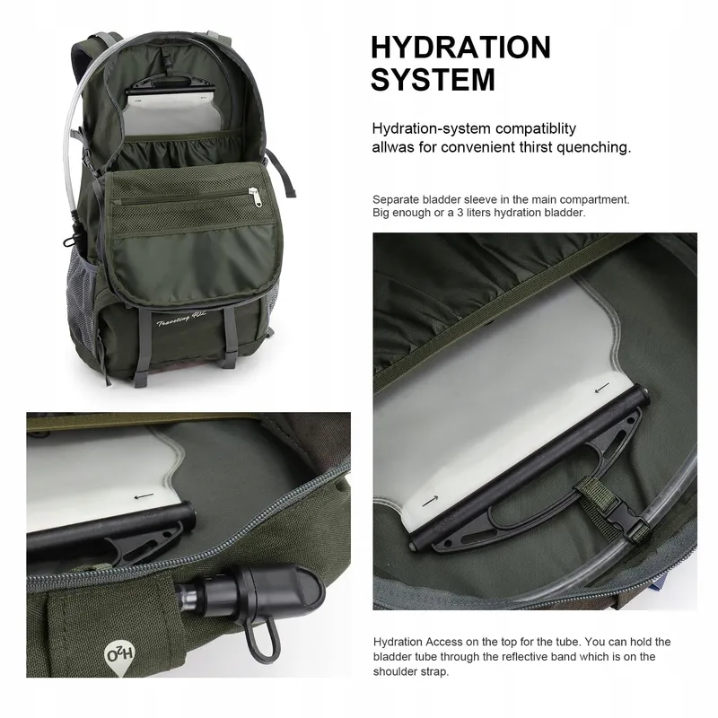 MOUNTAINTOP Trekkingrugzak 40L Heren Dames — foto 6