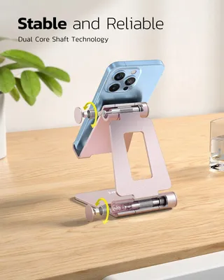 NULAXY Verstelbare Aluminium Telefoonstandaard Compatibel Met iPhone — miniatuur 3