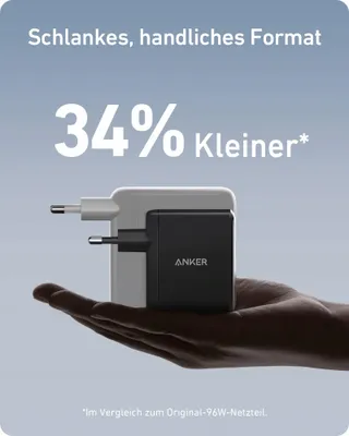 ANKER 736 Nano II 100W USB-C Oplader 3-Poorts MacBook iPhone — miniatuur 3