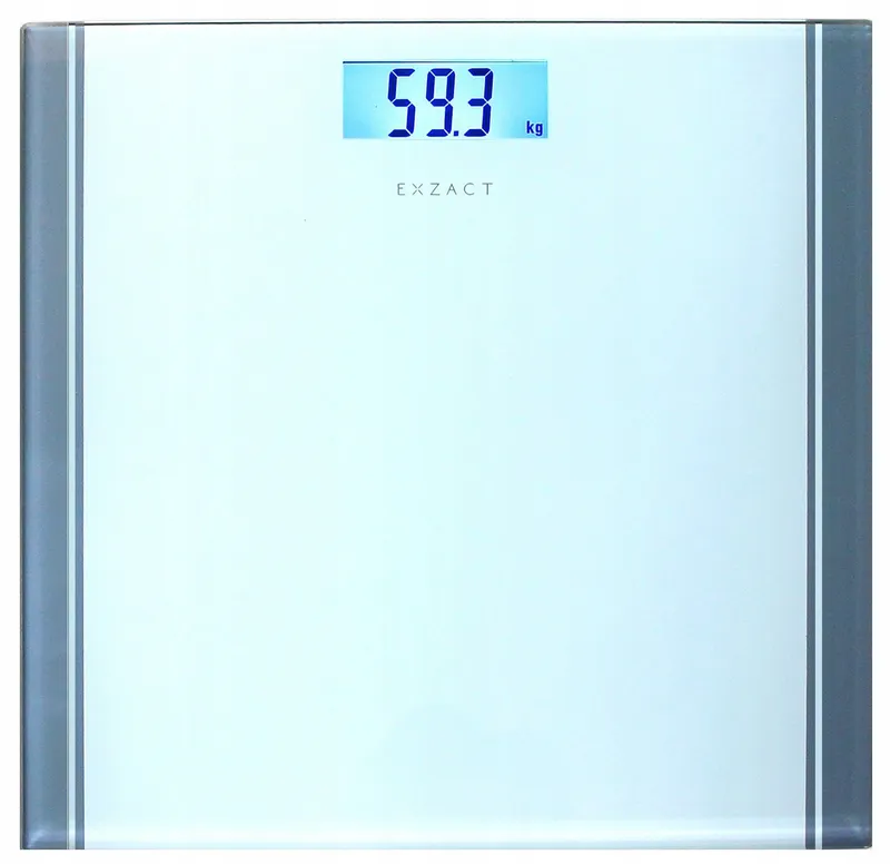 EXZACT Digitale Badkamerweegschaal 180kg LCD Wit β foto 1