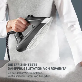 ROWENTA DG9610 Eco Steam Pro Stoomstation 2800W 7,6 Bar Zwart — miniatuur 3
