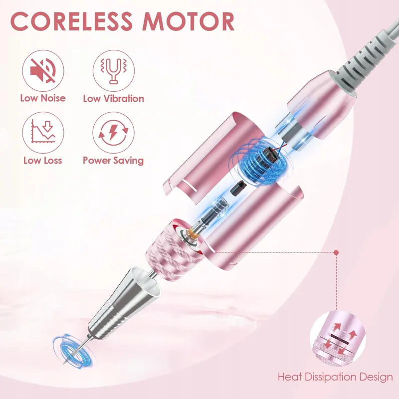 ANBEISTEE Professionele Elektrische Nagelfrees 35000 RPM Set — foto 7