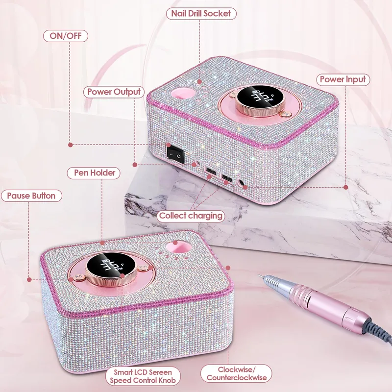 ANBEISTEE Professionele Elektrische Nagelfrees 35000 RPM Set — foto 3