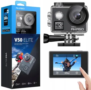 AKASO Actiecamera 4K 60FPS 40M Onderwater 20MP WiFi Touchscreen — miniatuur 1