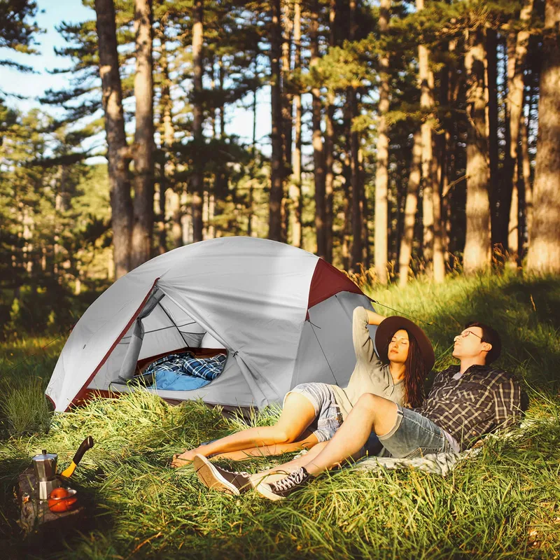 BESSPORT Camping Tent 2-Persoons Licht Waterdicht 4 Seizoenen — foto 6