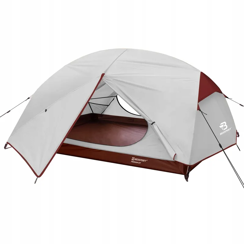 BESSPORT Camping Tent 2-Persoons Licht Waterdicht 4 Seizoenen — foto 1
