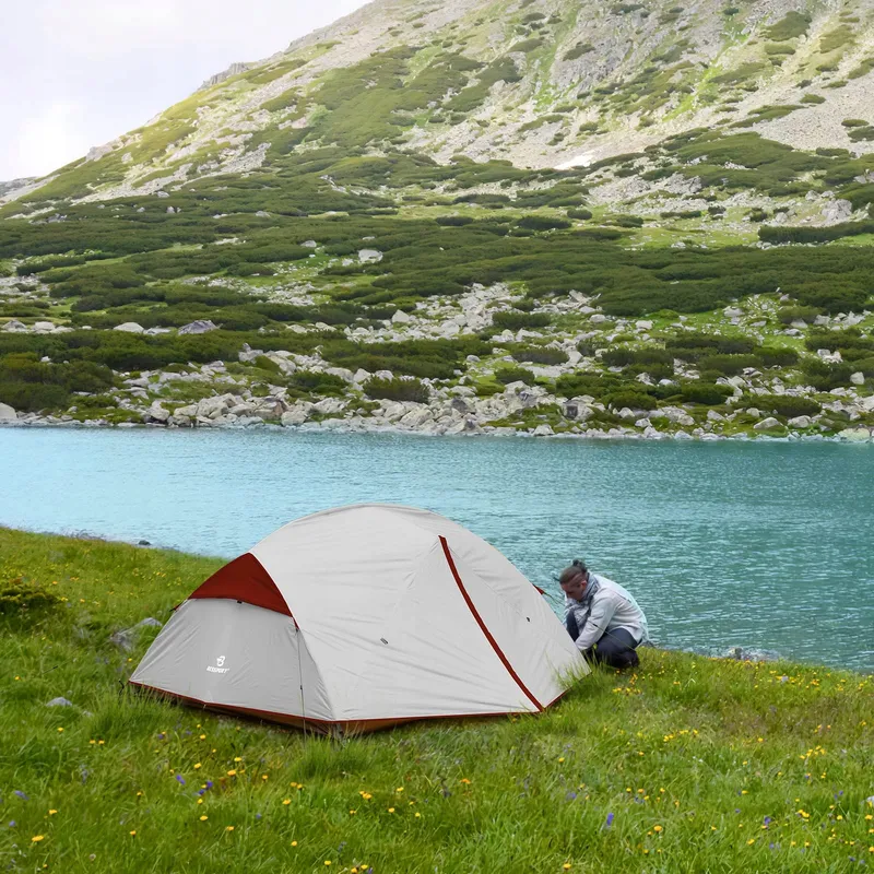BESSPORT Camping Tent 2-Persoons Licht Waterdicht 4 Seizoenen — foto 7