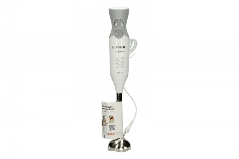 BOSCH ErgoMixx MSM66110 Staafmixer 600W 2 Snelheden Wit Grijs — foto 10