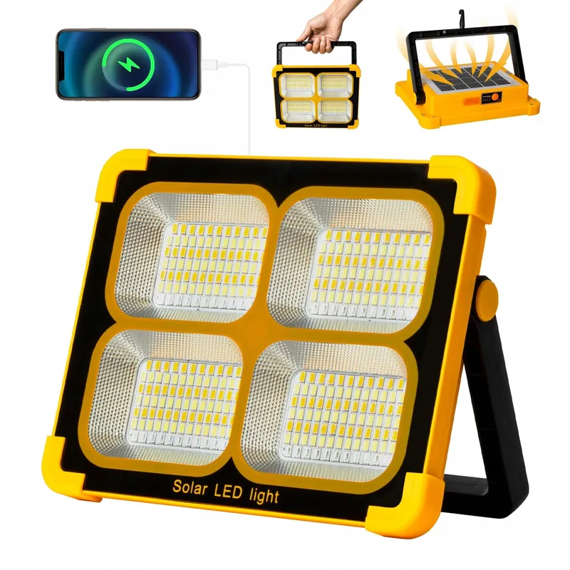 NULMVIC LED Solar Werklamp 100W 10000LM Draagbaar Oplaadbaar — foto 1