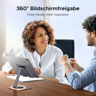 UGREEN Tabletstandaard 360 Draaibaar Verstelbaar Compatibel iPad iPhone — miniatuur 2