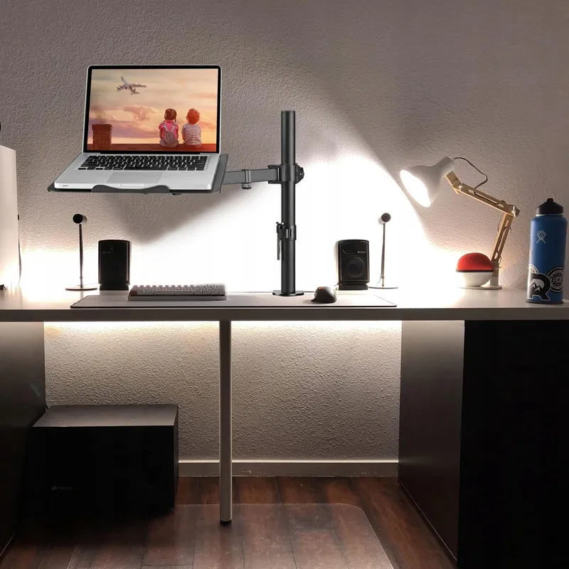 SUPTEK MD6421TP004 Monitorarm 2-in-1 Met Laptophouder Verstelbaar — foto 2