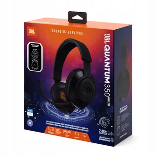 JBL Quantum 350 Draadloze Gaming Headset USB-C QuantumSurround — miniatuur 3