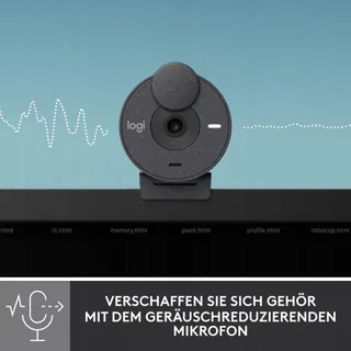 LOGITECH Brio 300 Webcam Full HD Microfoon USB-C Grafiet — miniatuur 4