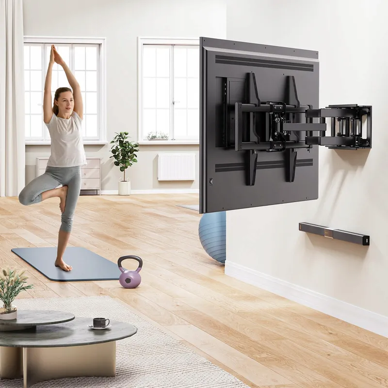 ALPHAMOUNT TV Wandbeugel 37-75" Kantelbaar 45kg VESA 200x100-600x400 — foto 7