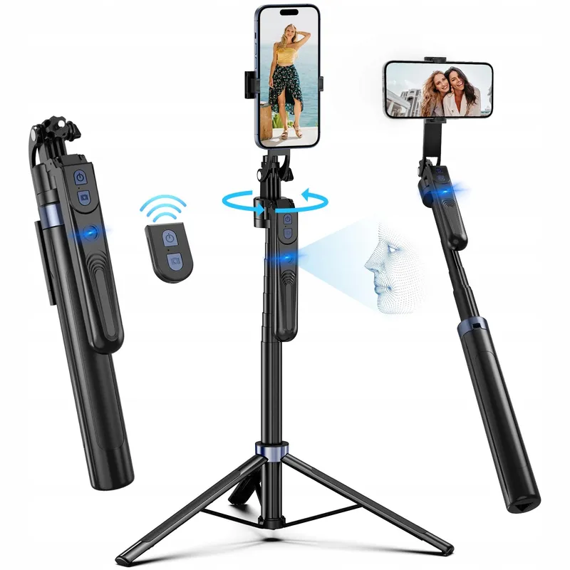 Auto Face Tracking Selfiestick 360 Voor iPhone Telefoon — foto 1