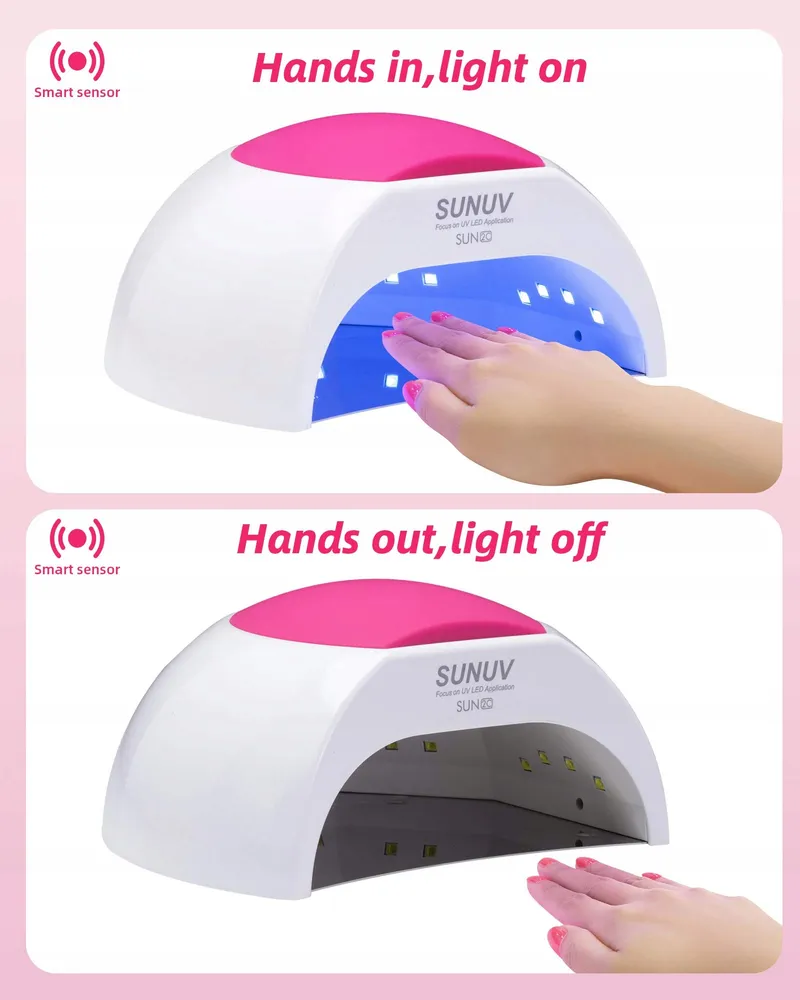 SUNUV SUN2C UV LED Nagellamp Timer LCD Display — foto 5