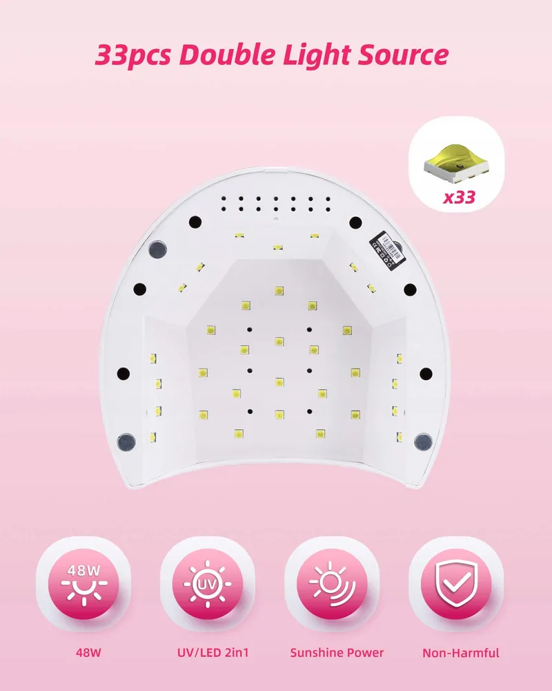 SUNUV SUN2C UV LED Nagellamp Timer LCD Display — foto 2
