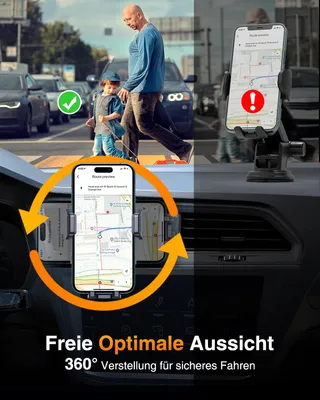 VANMASS Telefoonhouder Auto Ventilatie Universeel iPhone Android — miniatuur 4