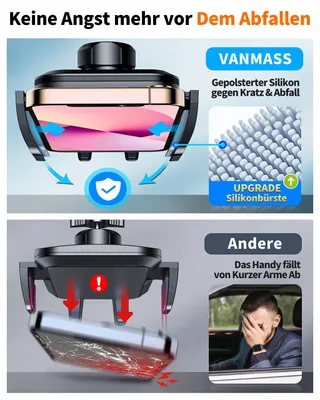 VANMASS Telefoonhouder Auto Ventilatie Universeel iPhone Android — miniatuur 7