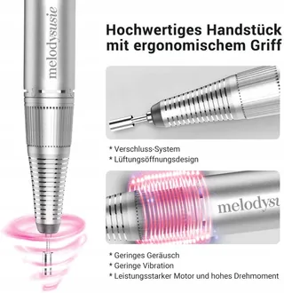 MELODYSUSIE Nagelfrees 30000 U/min Draagbaar Accu — miniatuur 3
