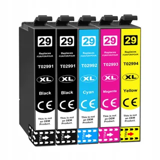 EPSON 5-Pack 29XL Printercartridges Voor Expression Home XP-352/342/332 — miniatuur 1