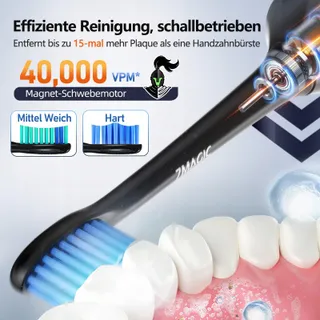 7MAGIC Sonische Tandenborstel Elektrisch 3 Intensiteiten 5 Modi — miniatuur 4