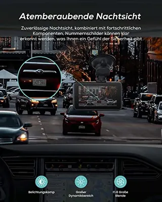 IZEEKER Dashcam 4K 2160P 32GB Kaart Nachtmodus G-Sensor WDR — miniatuur 4