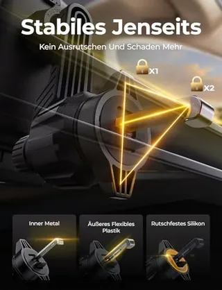 LISEN MagSafe Autohouder 15W Magnetische Oplader iPhone — miniatuur 7