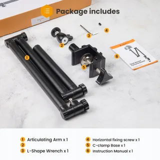 TARION Tafelstatief Flexibel Klemstatief DSLR Projector — miniatuur 7