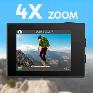 AKASO EK7000 Actiecamera 4K 30FPS 64GB SD Onderwater 170 LCD 2.4G — miniatuur 6