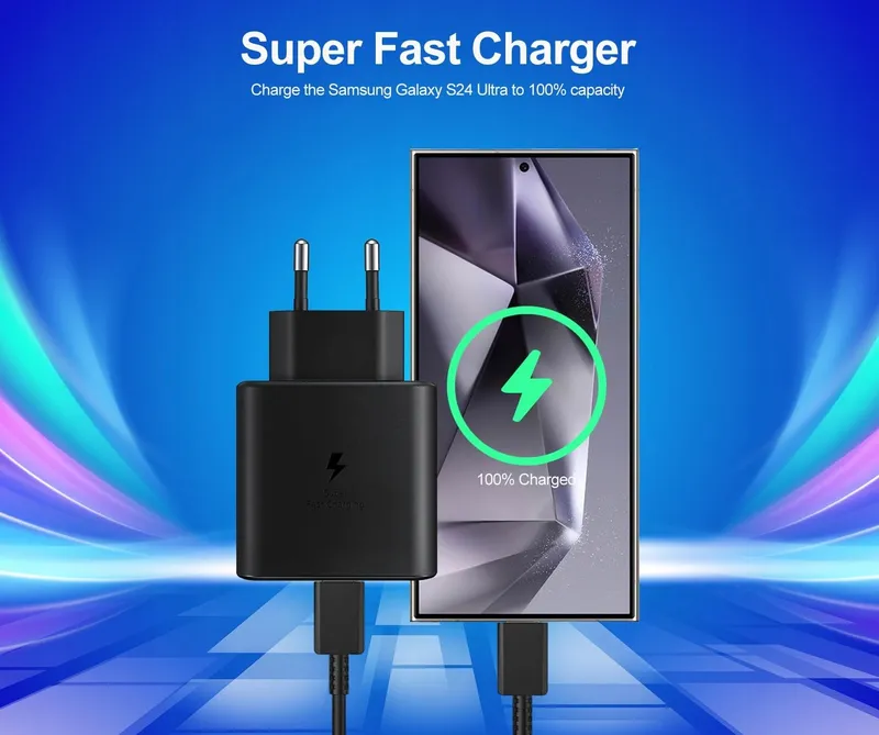 SAMNEER 45W USB C Snellader Galaxy S23 S22 S21 Ultra — foto 2