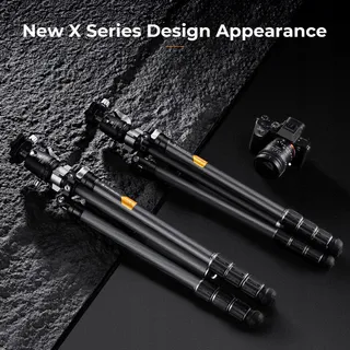 K&F CONCEPT X-Series X254C4 Carbon Statief 172cm Professioneel — miniatuur 3