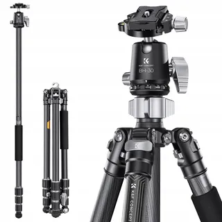 K&F CONCEPT X-Series X254C4 Carbon Statief 172cm Professioneel — miniatuur 1