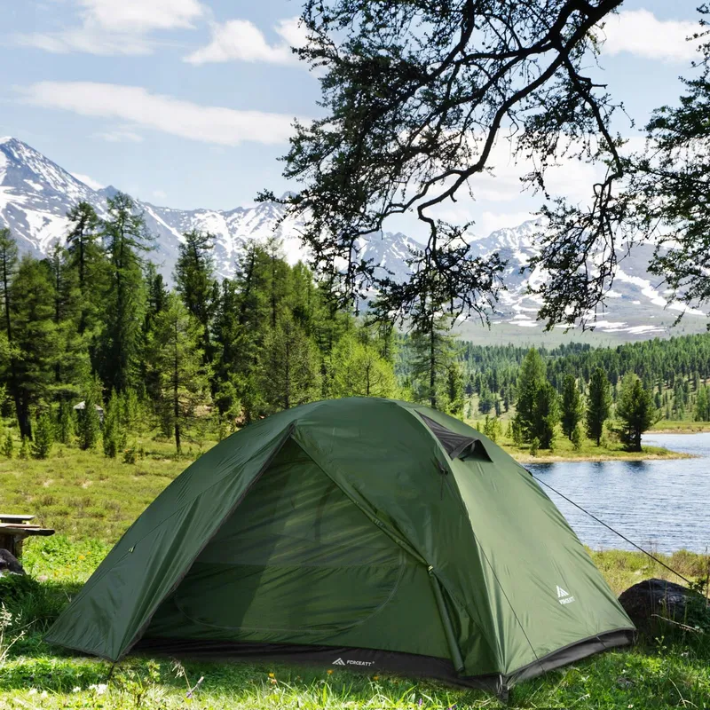 FORCEATT Tent 3 Personen Waterdicht 3-4 Seizoenen Licht Trekking — foto 6