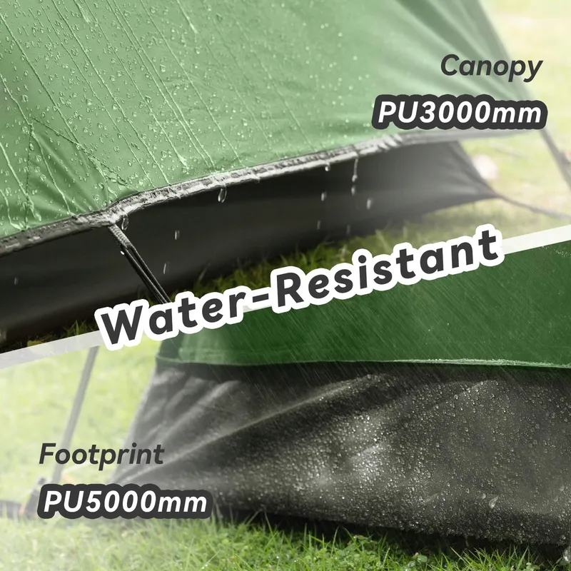 FORCEATT Tent 3 Personen Waterdicht 3-4 Seizoenen Licht Trekking — foto 3