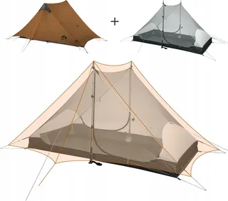 NIGHT CAT Ultralichte Backpacktent Waterdicht 1-2 Personen Camping — miniatuur 10