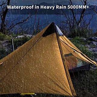 NIGHT CAT Ultralichte Backpacktent Waterdicht 1-2 Personen Camping — miniatuur 4