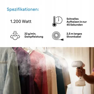 BRAUN QuickStyle 5 GS5011PU Steamer 1200W 150ml 45sec — miniatuur 5