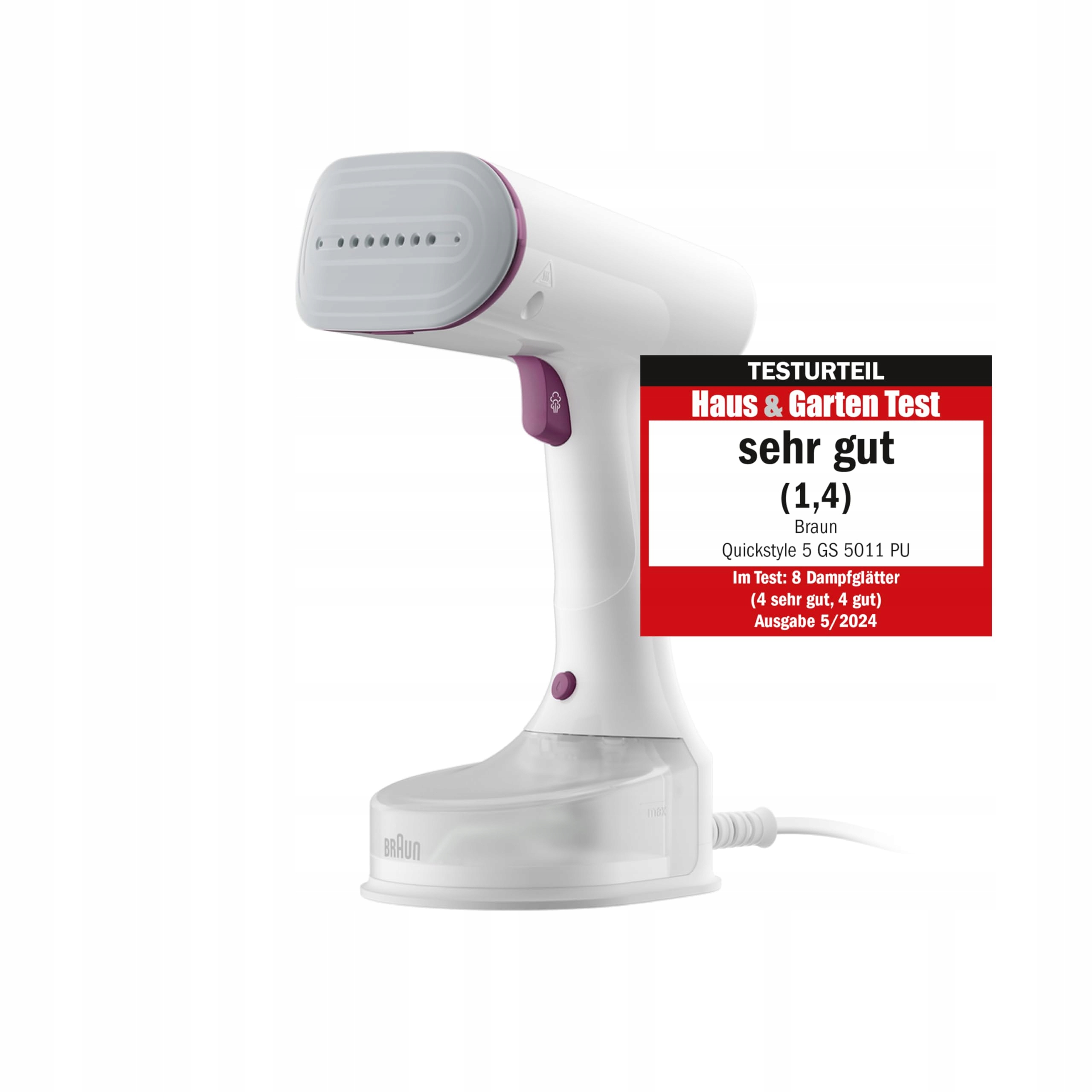 BRAUN QuickStyle 5 GS5011PU Steamer 1200W 150ml 45sec