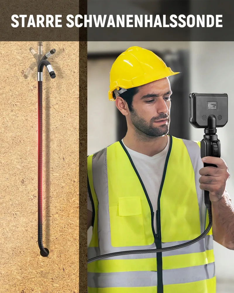 KAIWEETS Inspectiecamera Endoscoop 4,3" IPS 1080P Waterdicht IP67 — foto 8