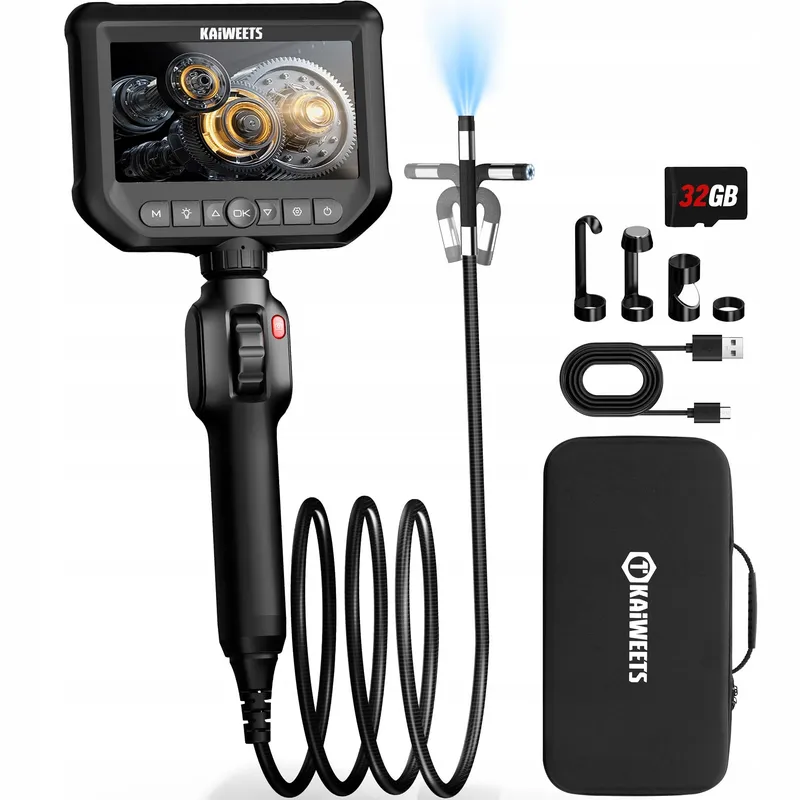 KAIWEETS Inspectiecamera Endoscoop 4,3" IPS 1080P Waterdicht IP67 — foto 1