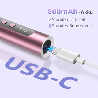 POFIBO Draadloze Nagelfrees 35000rpm voor Gel en Acrylnagels — miniatuur 4