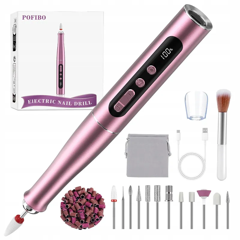 POFIBO Draadloze Nagelfrees 35000rpm voor Gel en Acrylnagels — foto 1