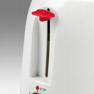 GIRMI Broodrooster Plastic Wit-Rood 750W — miniatuur 3