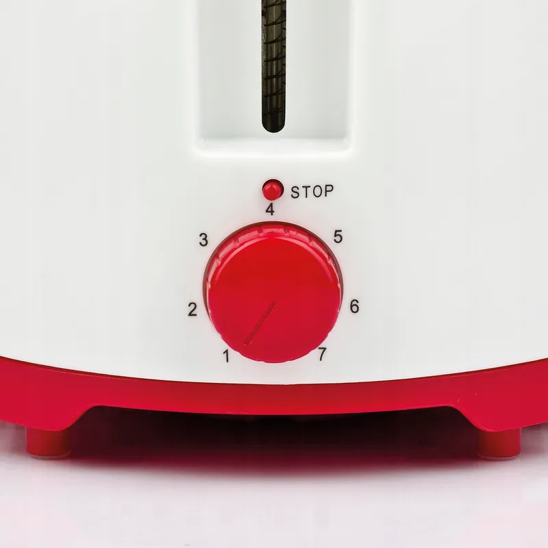 GIRMI Broodrooster Plastic Wit-Rood 750W — foto 6