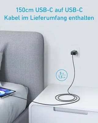 ANKER 20W USB C Oplader iPad iPhone Snelladen Kabel 150cm — miniatuur 3