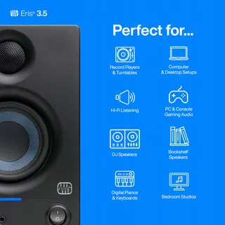 PRESONUS Eris 3.5 Gen 2 Actieve Speakers 3,5 Inch 50W Studio Gaming — miniatuur 3