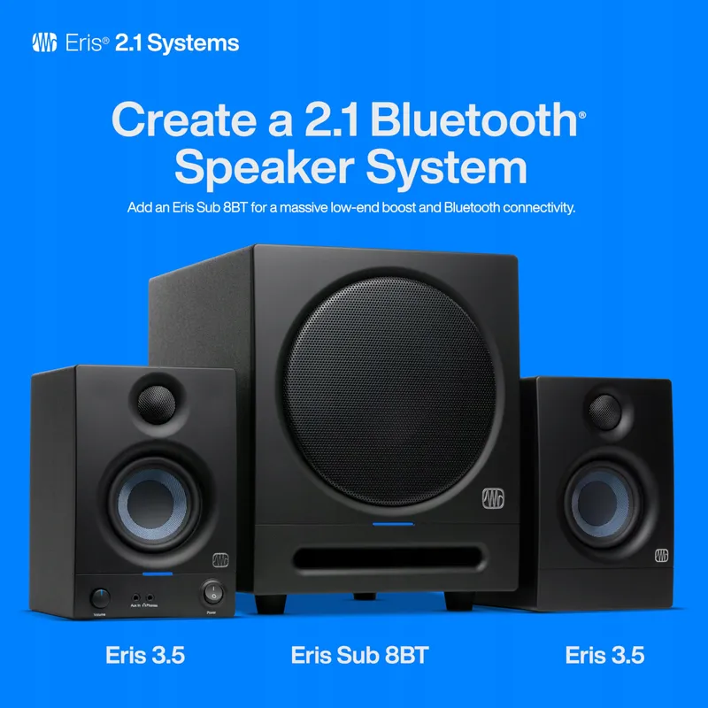PRESONUS Eris 3.5 Gen 2 Actieve Speakers 3,5 Inch 50W Studio Gaming — foto 6