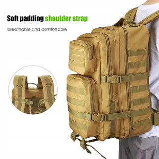 PROCASE Tactische Rugzak 40L Grote Capaciteit Kamperen Kaki — miniatuur 8