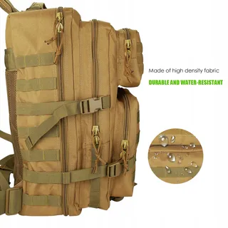 PROCASE Tactische Rugzak 40L Grote Capaciteit Kamperen Kaki — miniatuur 2
